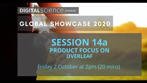 Session 14a - Overleaf