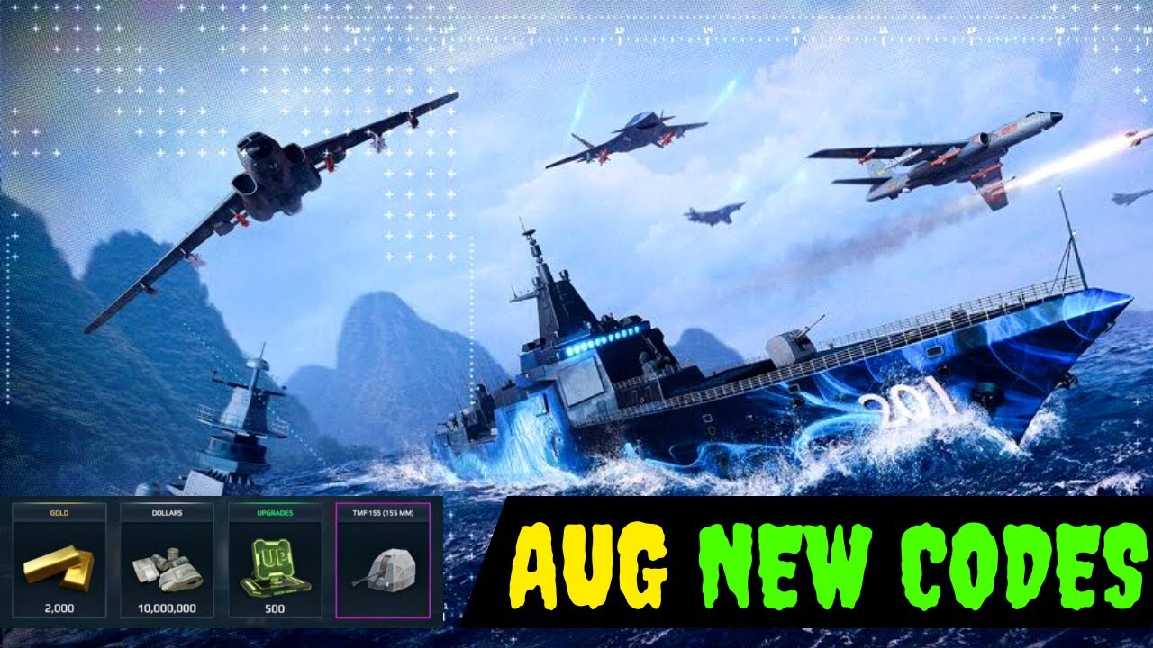 AUG NEW MODERN WARSHIPS PROMO CODES 2022 KODE PROMO MODERN