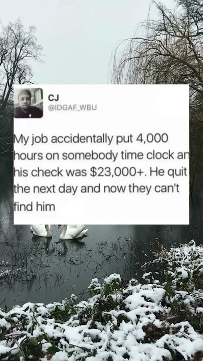 My job accidentally put 4000 hours on somebody time clock