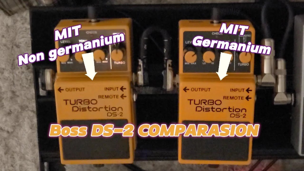 初期型BOSS DS-2 TURBO Distortion 1990年ゲルマ個体 Boss DS-2 [1990 Germanium version] sound demo - YouTube
