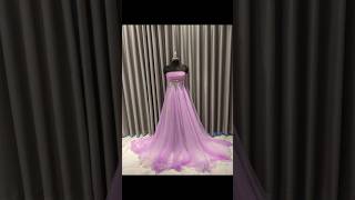 Making a beautiful princess gown 👑 #creative #sewing #dress #fashion #gown #weddingattire #youtube