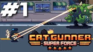 Cat Gunner: Super Force (Pixel Zombie Shooter) PART 1 Gameplay Walkthrough - iOS / Android screenshot 2