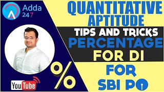 TIPS AND TRICKS OF PERCENTAGE FOR DATA INTERPRETATION