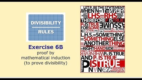Y12 Further Pure Ex 6B - Proof by Induction (divisibility) - A Level Further Maths