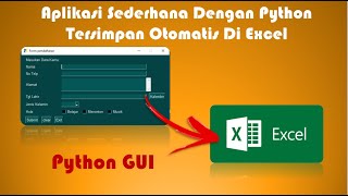 Aplikasi Sederhana Dengan Python Tersimpan Otomatis Di Excel screenshot 3