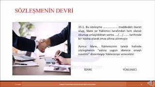 İhale Sözleşmesinin Devri