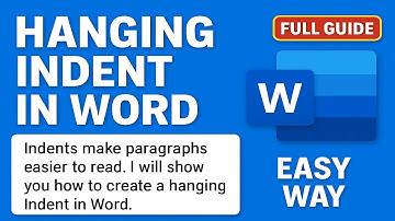 How to Do a Hanging Indent in Word (Easy Step-by-Step Guide)