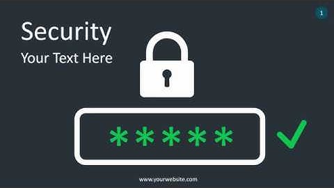 Security Infographic - Animated PowerPoint Template