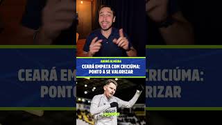 CEARÁ EMPATA COM O CRICIÚMA FORA DE CASA