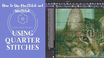 Adding Quarter Stitches (Petit Point) to MacStitch or WinStitch