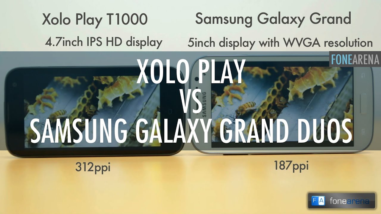 Xolo Play T1000 vs Samsung Galaxy Grand Duos