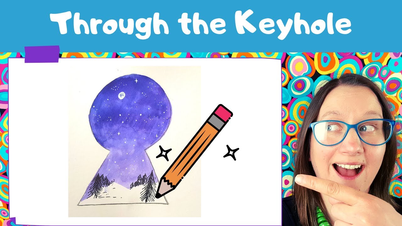 Through the Keyhole | Fun Sketch Friday