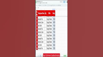 🎬 Google Sheets – Part 5: “How to Use Conditional Formatting in Google Sheets”  #excel