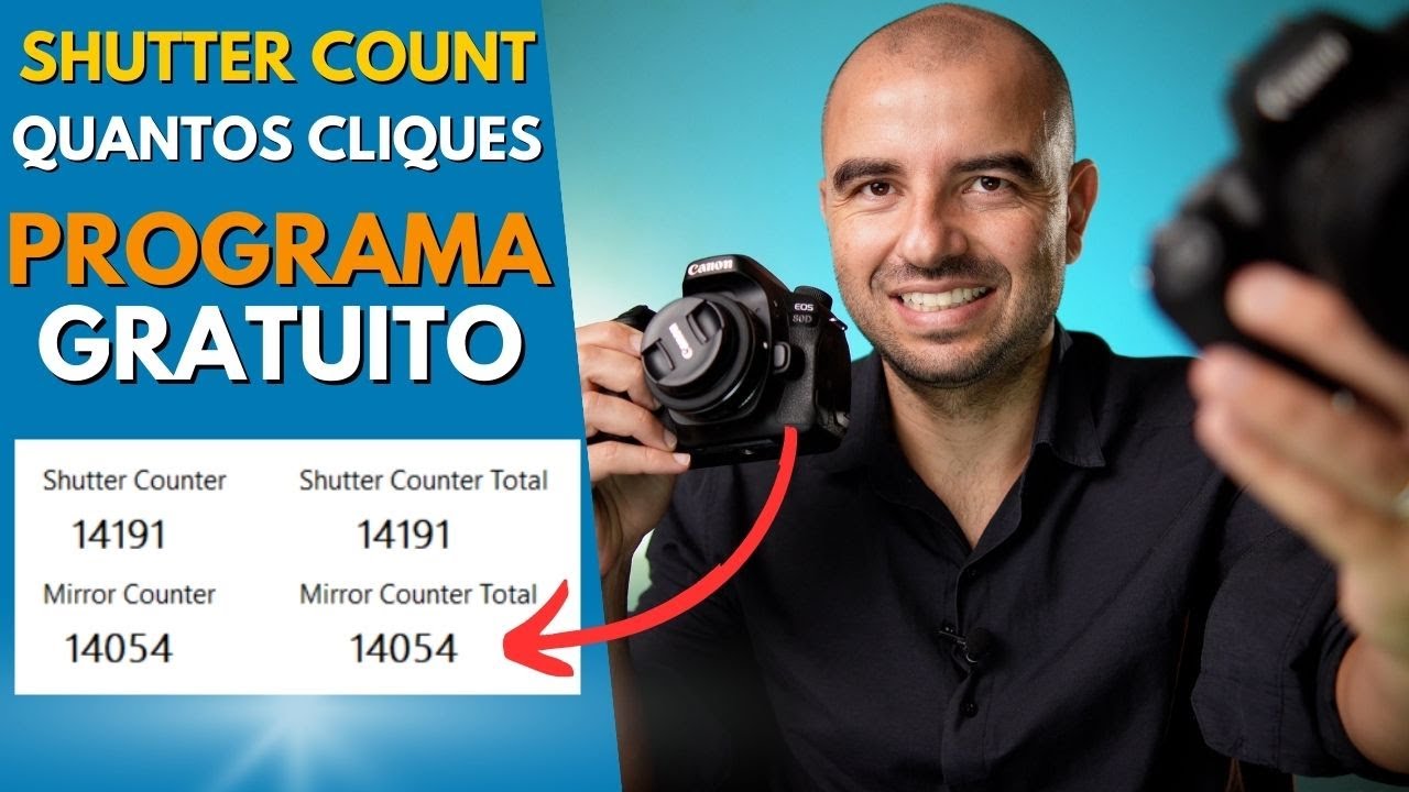 Simples e Gratuito. Como saber quantos cliques tem sua Câmera ...