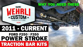 WCFab 2011 - 2024 Ford F250/F350 Powerstroke Traction Bar Kit