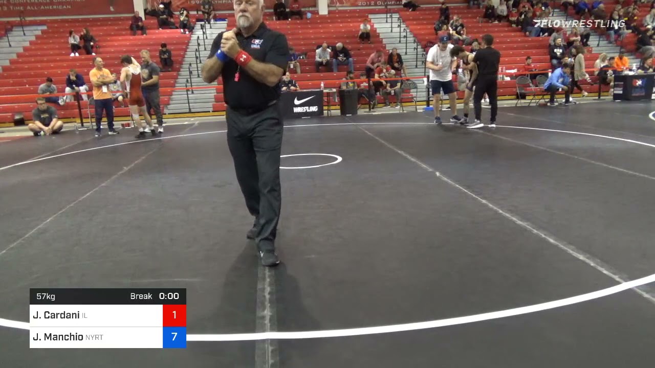 57 Kg Consolation - Justin Cardani, Illinois Vs Joseph Manchio, New York City RTC B6c1