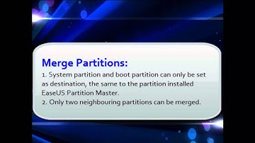 Resize/merge/move partitions with EaseUS Partiton Master Professional.mp4