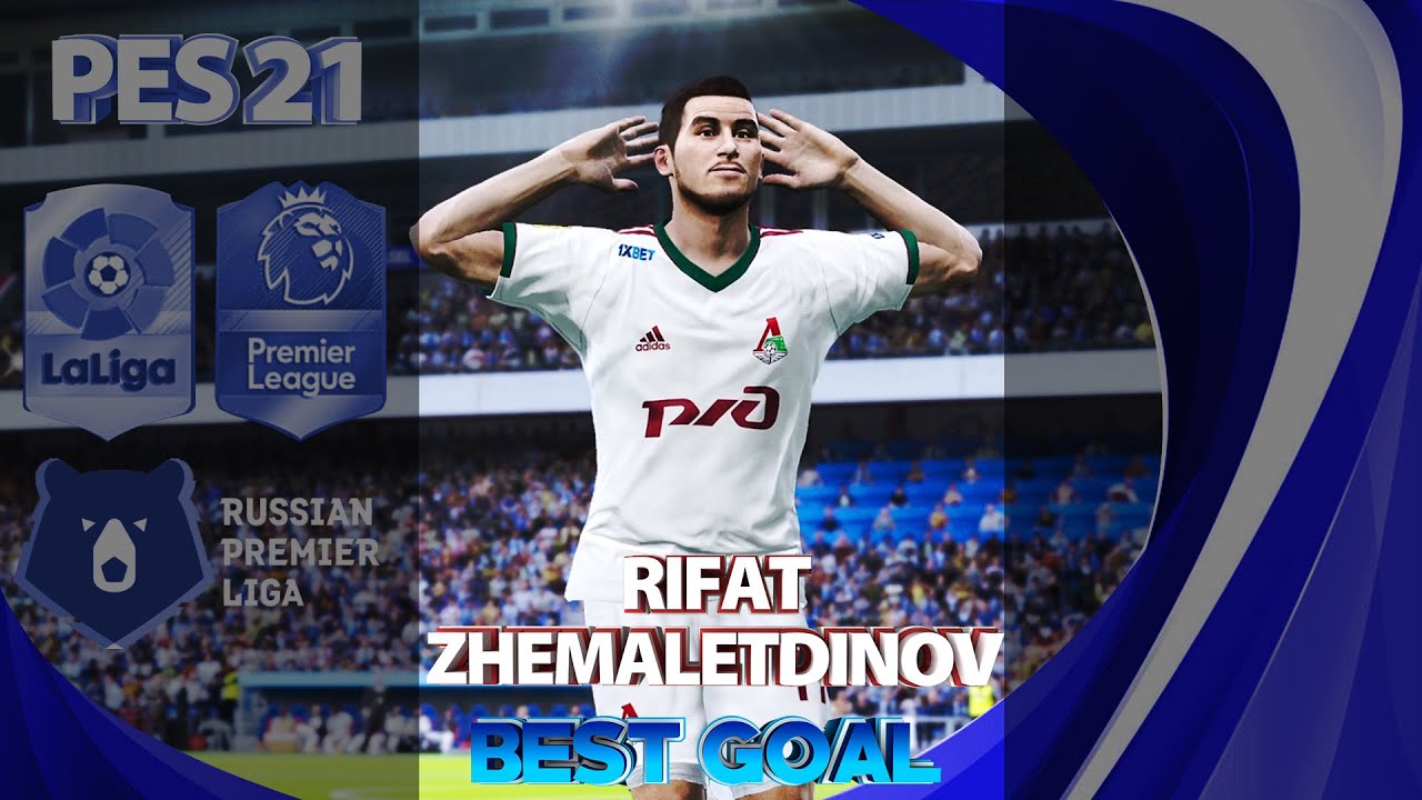Rifat Zhemaletdinov best goals | Lokomotiv Moscow. Pes 2021 