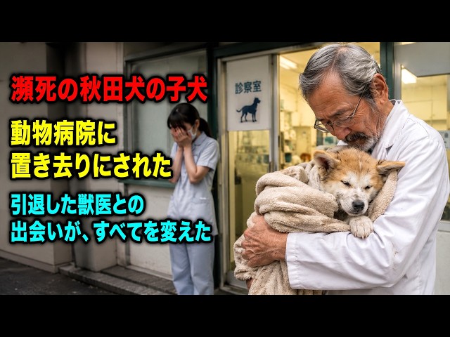 愛犬家@断捨離中様　　　　　　　　　専用ページ An Akita puppy on the brink of death was abandoned at an animal