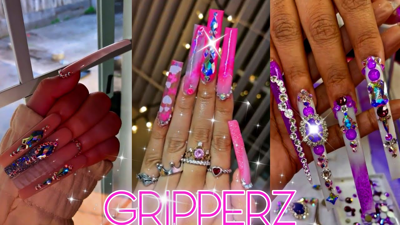 *26*✨NAIL INSPIRATION✨CREDITS GIVEN\\ NAIL COMPILATION ** BADDIE NAILS ACRYLICS XTRA AF CALMING