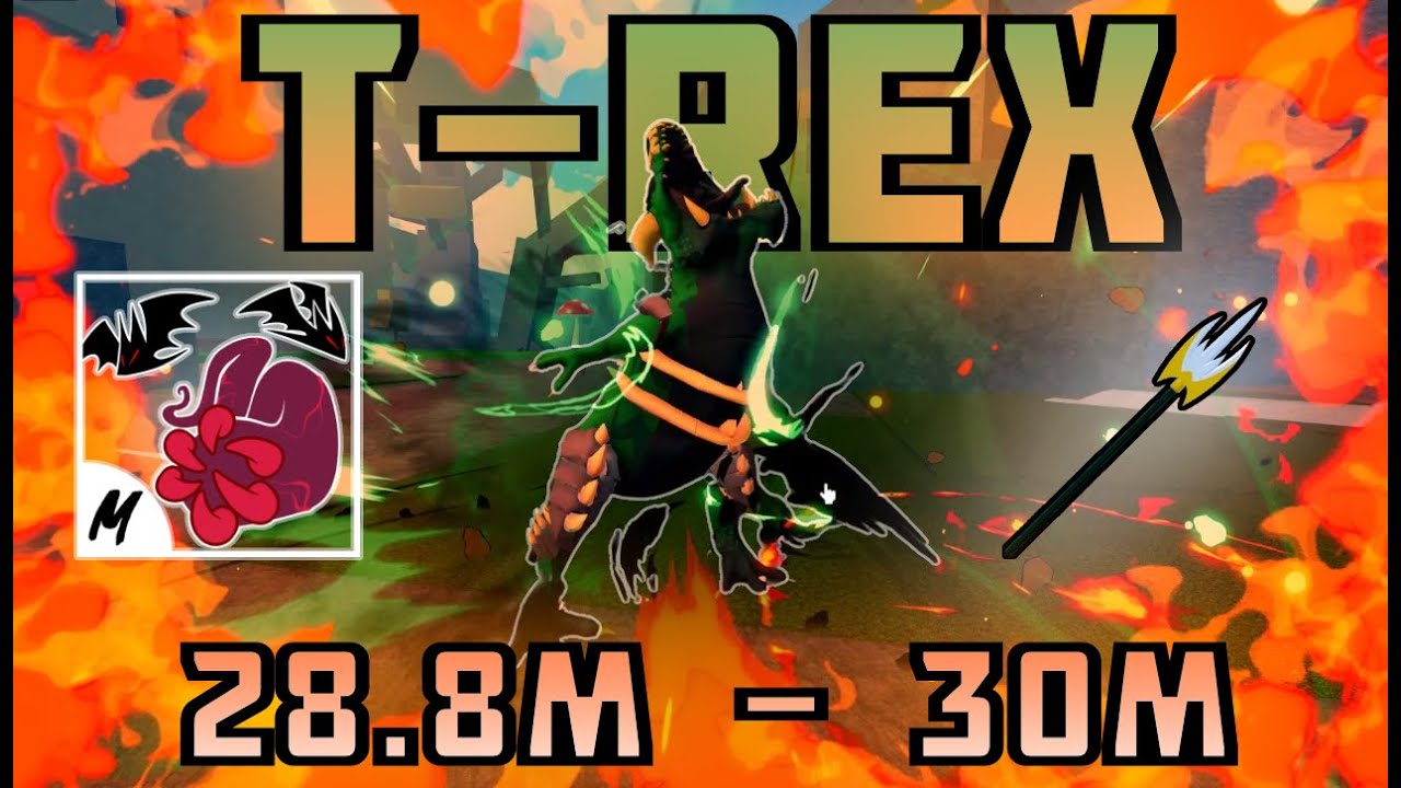 [Blox Fruits Live] This T-REX BUILD Is MAD UNDERRATED.. | Road To 30M ...