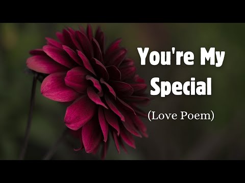 You're My Special - A Heartfelt x Romantic Love Poem | Amourquotable