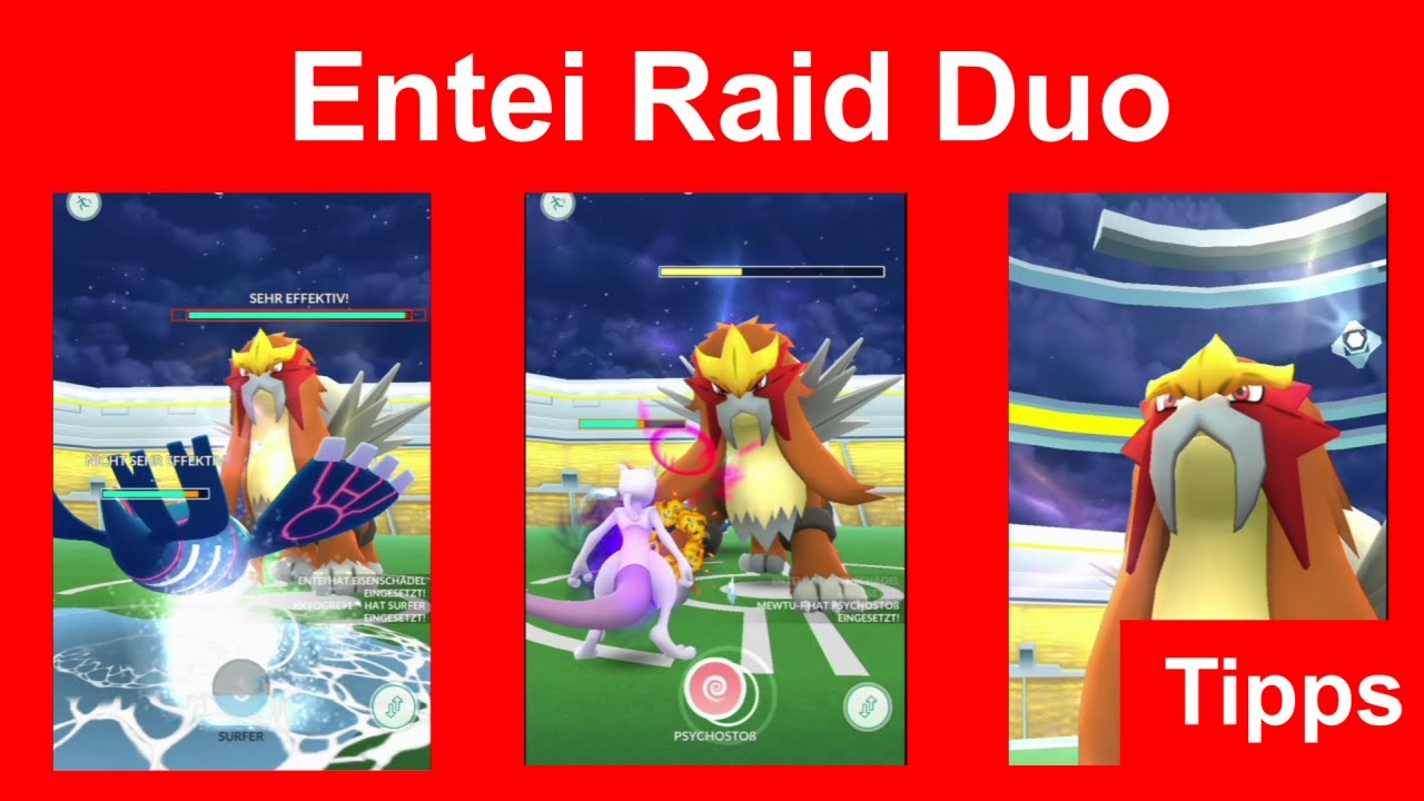 Entei Raid Duo gewinnen. Wie man Entei zu zweit im Level 5 Raid besiegt -  Pokemon GO Deutsch 218