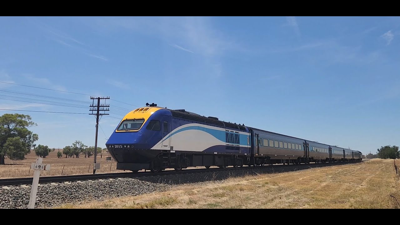 XPTs at Harefield, NSW, Australia.