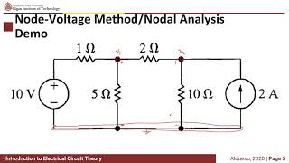 EEE130 - Electric Circuit Theory: Introduction to Nodal Analysis