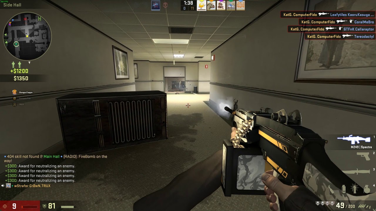 CS:GO M249 Ace (with mii music played at the time of recording)