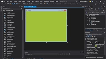 How to change background color using RGB color in visual studio windows form application 2019