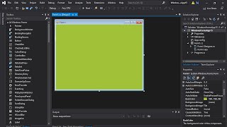 How to change background color using RGB color in visual studio windows form application 2019
