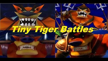 Evolution of Tiny Tiger Battles in Crash Bandicoot Games (1997-2017)