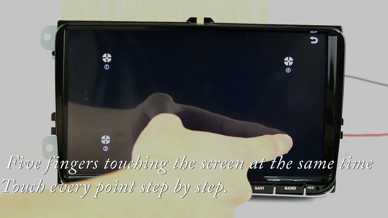 Touch screen calibration instruction video YouTube