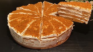 HONEY CAKE in 30 minutes! now you will cook CAKES only for M....