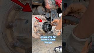 Bearing repid removal process. #howto #tips #tools #skills #repair #remove #bearing #video #shorts