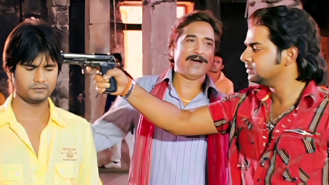 पवन सिंह ने अपने भाई पर बंदूक तान दी | Darar Scene