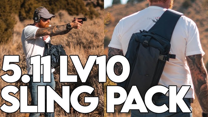 LV10 SLING PACK 13L , Black — G MILITARY