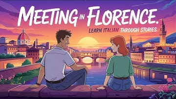 Learn Italian Through Stories | Level A1 : B1 | Two Friends Meeting in Florence