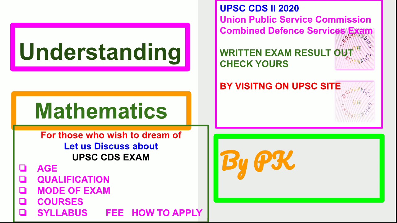 UPSC CDS II 2020 RESULT OUT CHECK YOURS WHO WISH TO DREAM OF WATCH DISCUSSION 