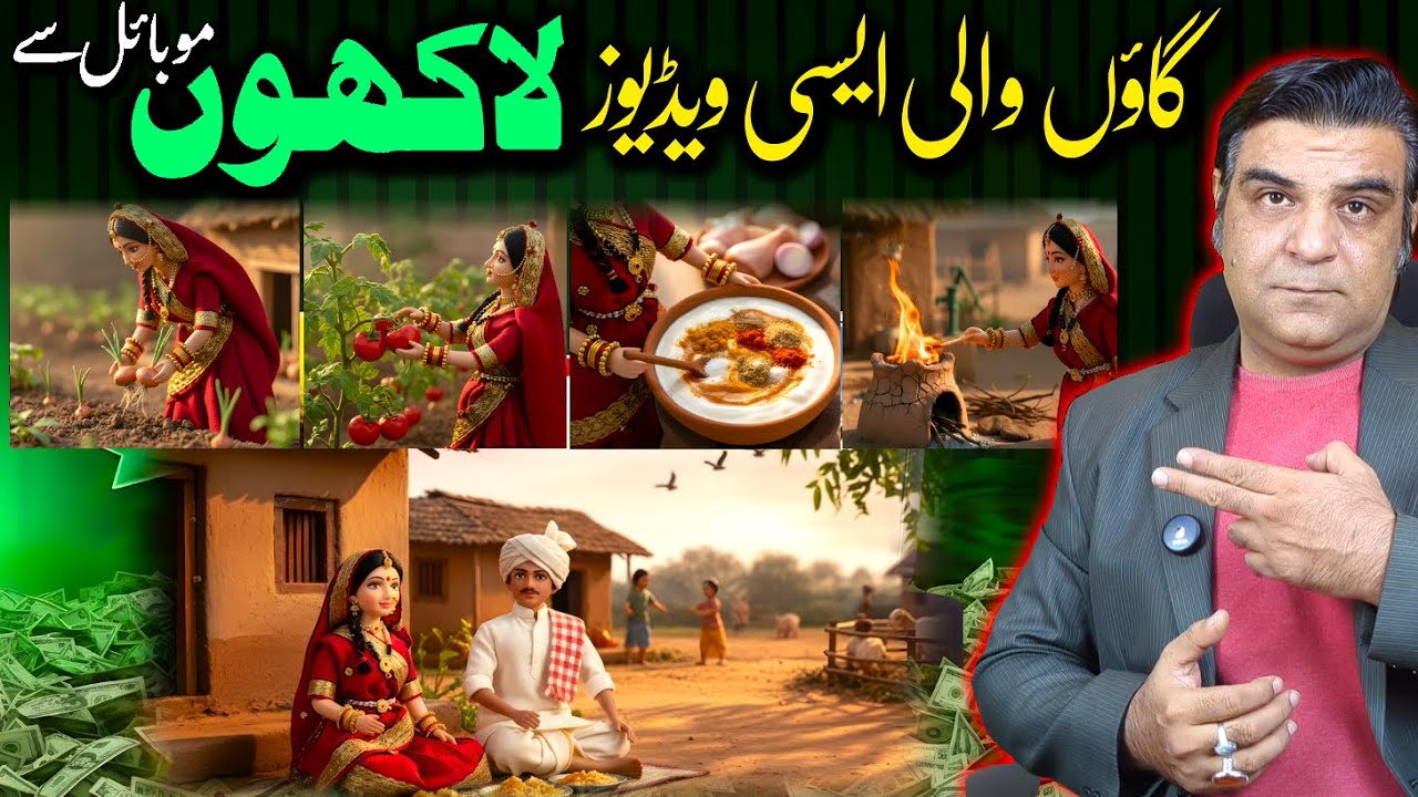 How To Creat Miniature Dool Village Cooking ASMR Video With Ai 🔥