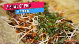Pho rito at Funky Fresh Mexican in El Cajon CA