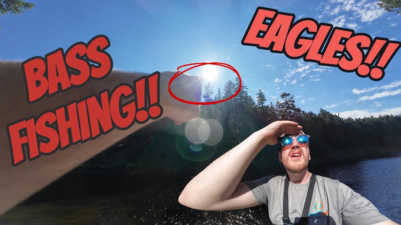 EAGLES SPOTTED!!! Bass Fishing at Spectacle Lake