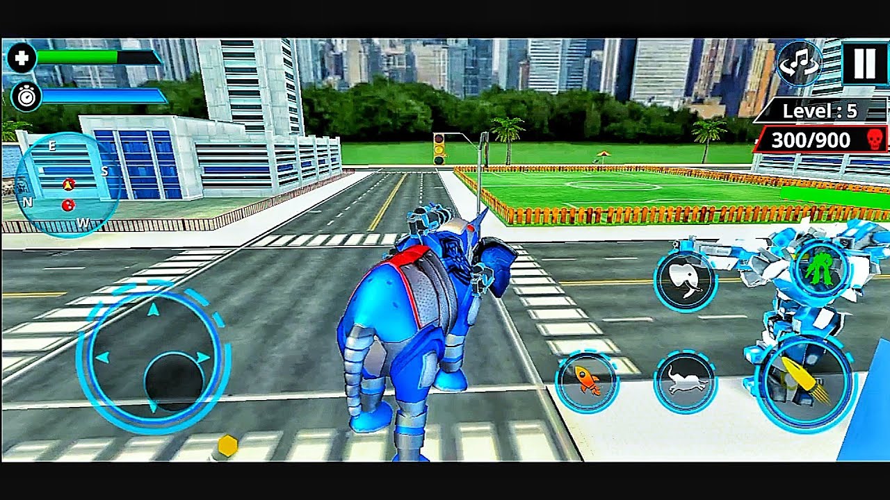 Police Elephant Robot Games - Android Gameplay Part 2