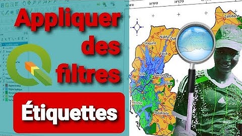 Étiquettes basées sur des règles | Qgis 3 | Faire une carte