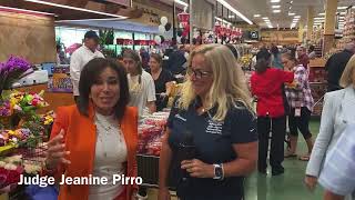 Yorkown News interview with Judge Jeanine Pirro - Uncle Giuseppes grand opening in Yorktown Heights