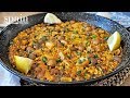 Spanish Vegan Paella with Portobello Mushrooms & Roasted Garlic