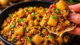 Aloo Anda Bhujia | ASMR Cooking No Talking screenshot 4