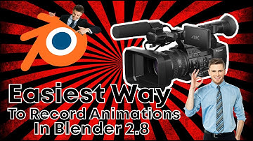 Easiest Way to Record Animations in Blender 2.8
