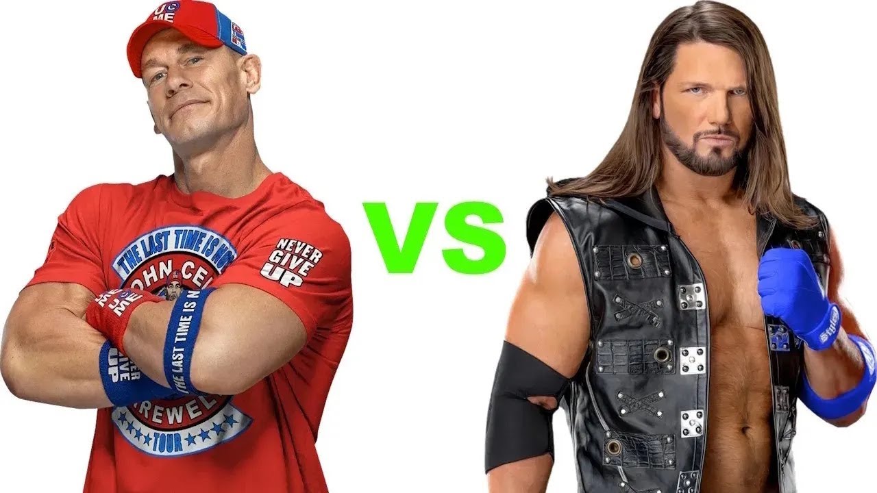 EVERY JOHN CENA VS AJ STYLES MATCH IN WWE (UPDATED)